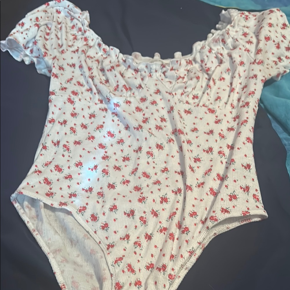 Floral Off-Shoulder Bodysuit